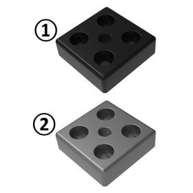 Transport- und Fußplatte 40x40 ZN. Abb. 1