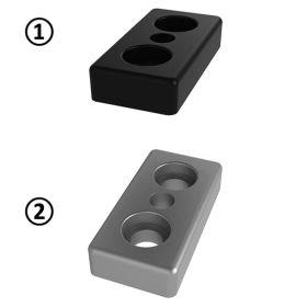 Transport- und Fußplatte 40x80 ZN. Abb. 1